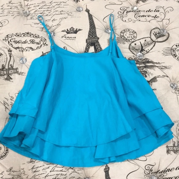 BP.Tiered Linen Blend Camisole - Picture 8 of 8